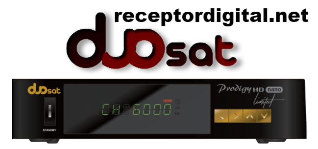 Atualização Duosat Prodigy HD Nano Limited