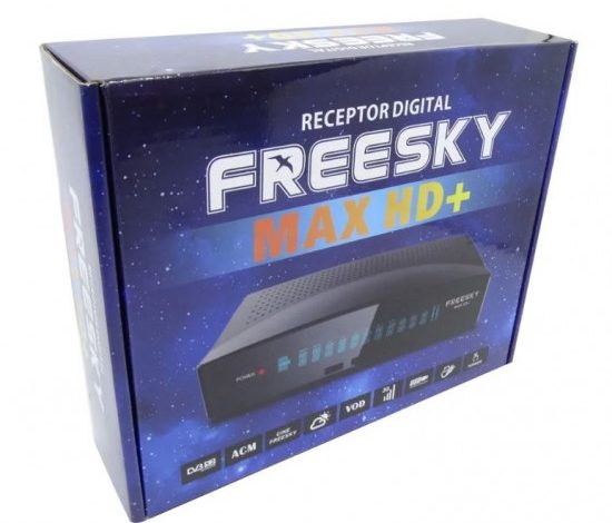 Atualização Freesky Max HD+ Plus