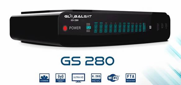 Atualização Globalsat GS280 HD