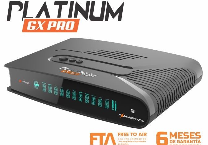 Atualização Azamerica Platinum GX Pro